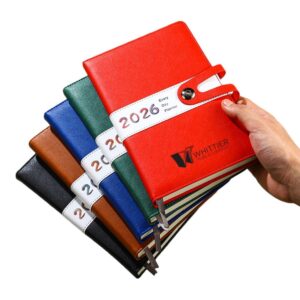 2026 A5 320 Pages PU Cover Daily Planner Item No#11812