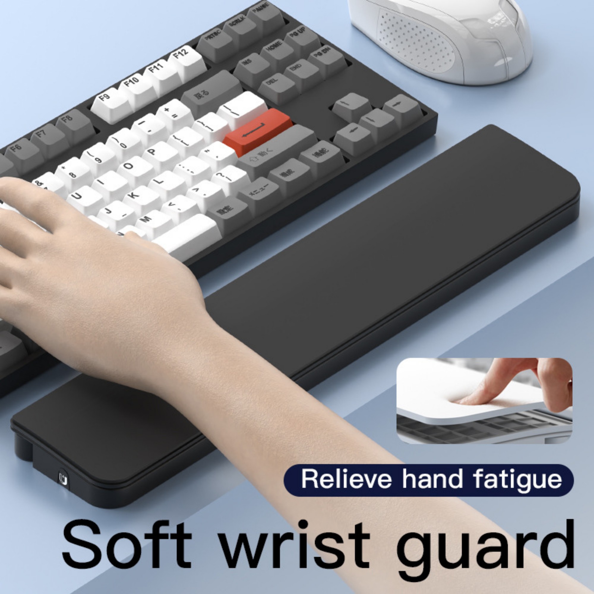 Keyboard Wrist Rest Pad With 22-in-1 Cleaning Tool Kit Item No#11816 - Image 2