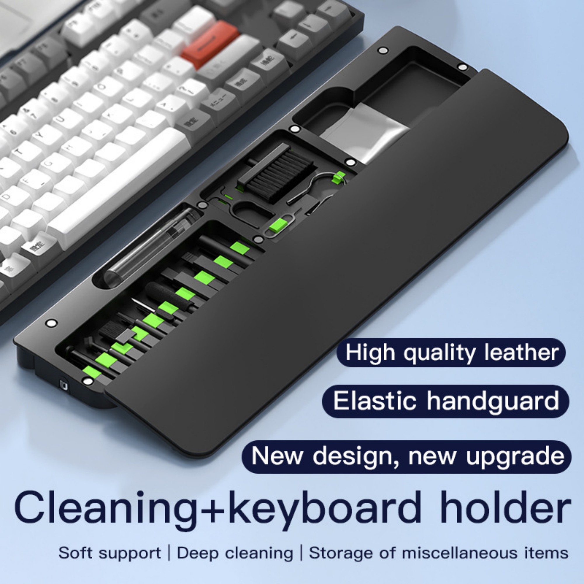 Keyboard Wrist Rest Pad With 22-in-1 Cleaning Tool Kit Item No#11816 - Image 3