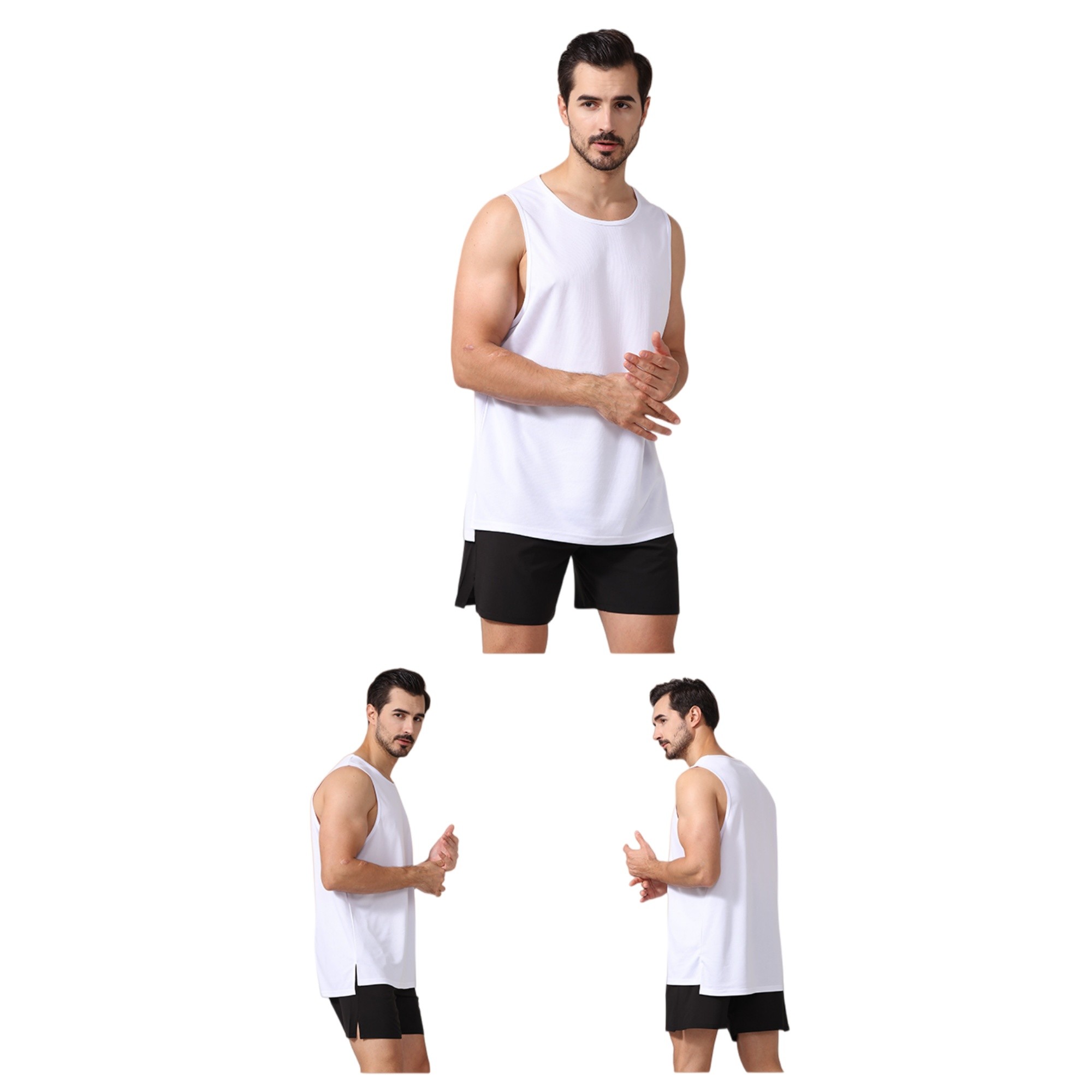 Sleeveless Mesh Workout Tank Tops Item No#11831 - Image 5
