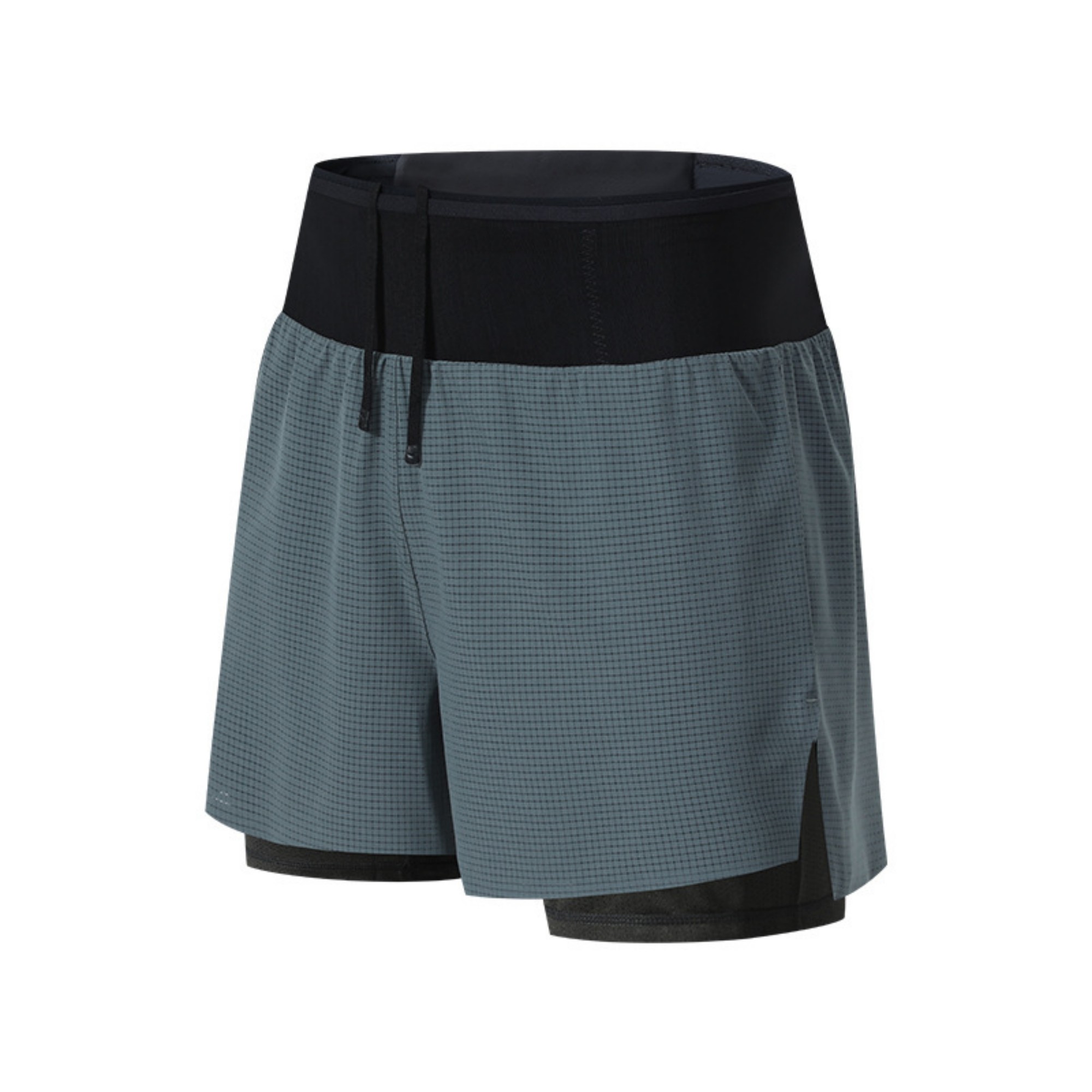 Men's Outdoors Two Layer Running Shorts Item No#11835 - Image 2