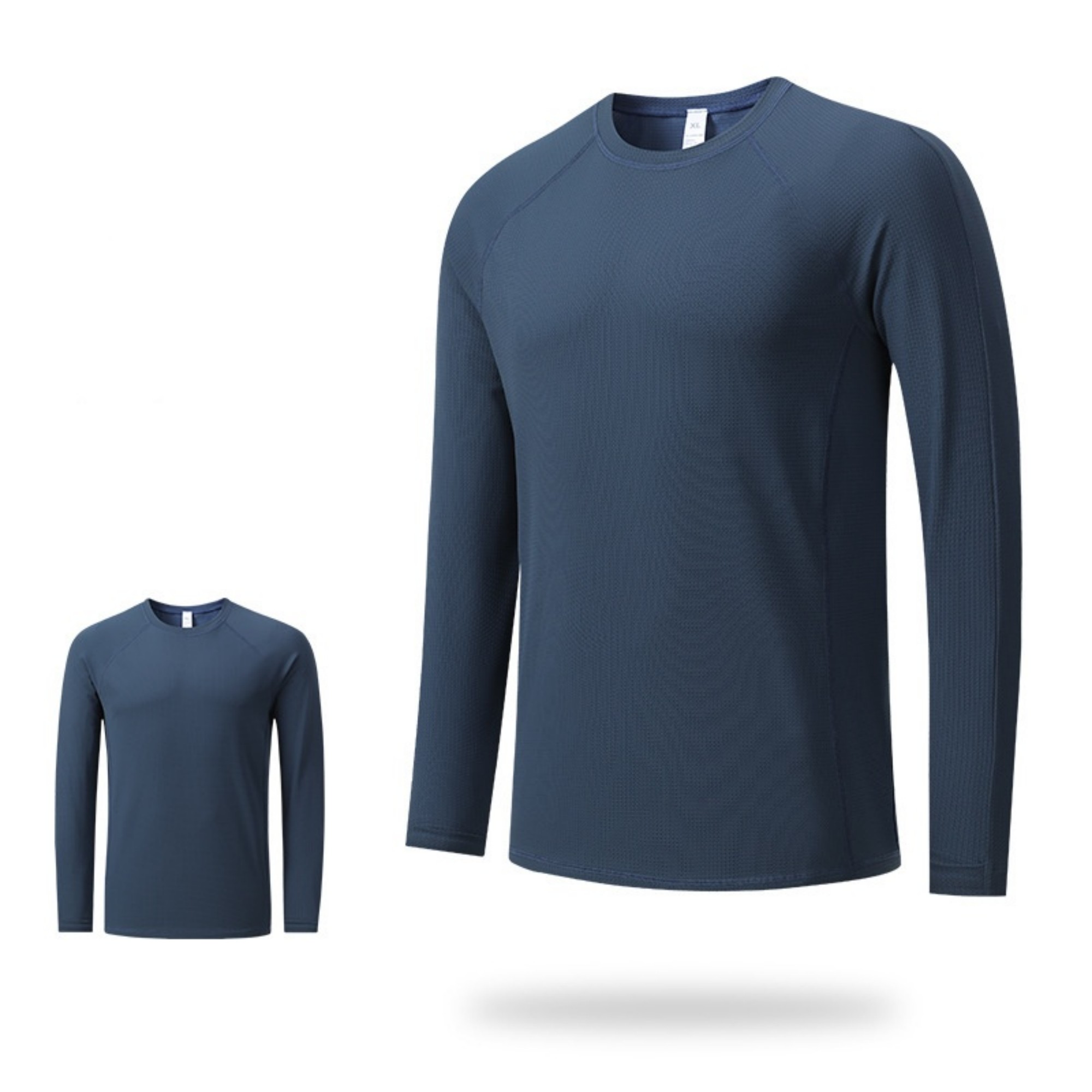 Unisex Long Sleeve Crewneck Breathable T-Shirt Item No#11838 - Image 10