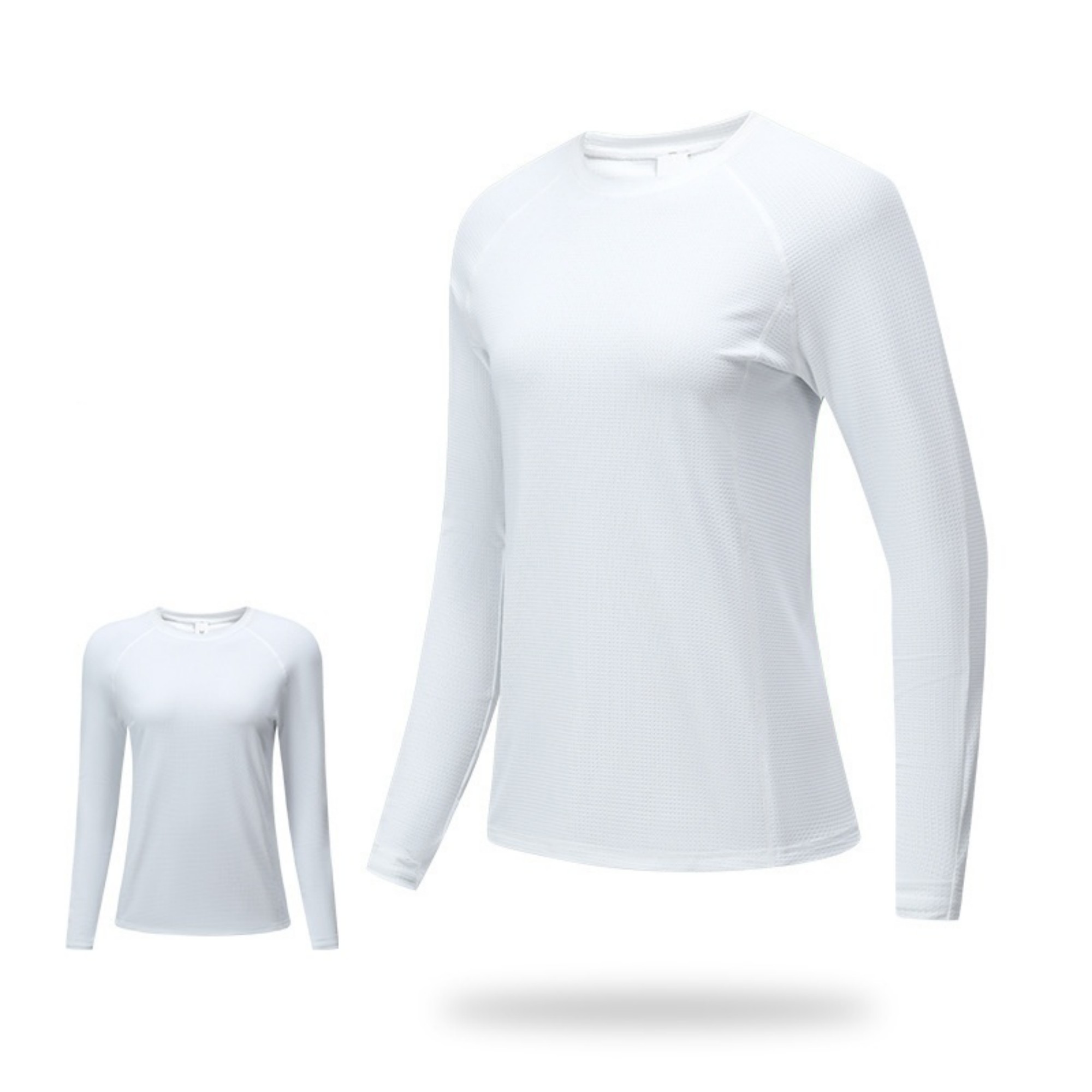 Unisex Long Sleeve Crewneck Breathable T-Shirt Item No#11838 - Image 11