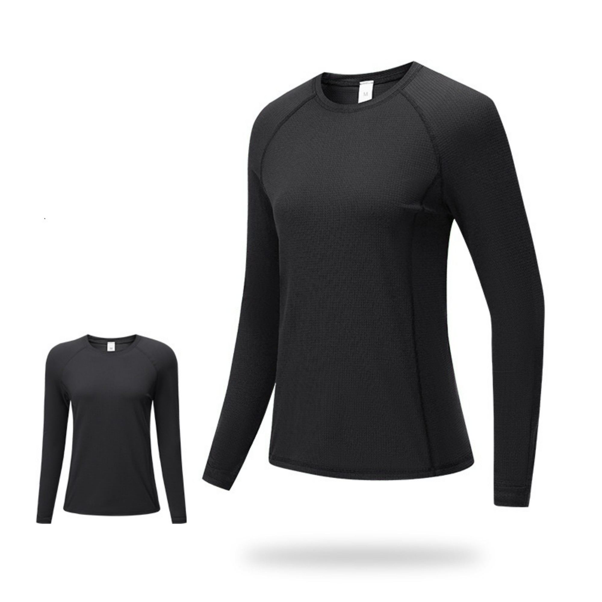 Unisex Long Sleeve Crewneck Breathable T-Shirt Item No#11838 - Image 12