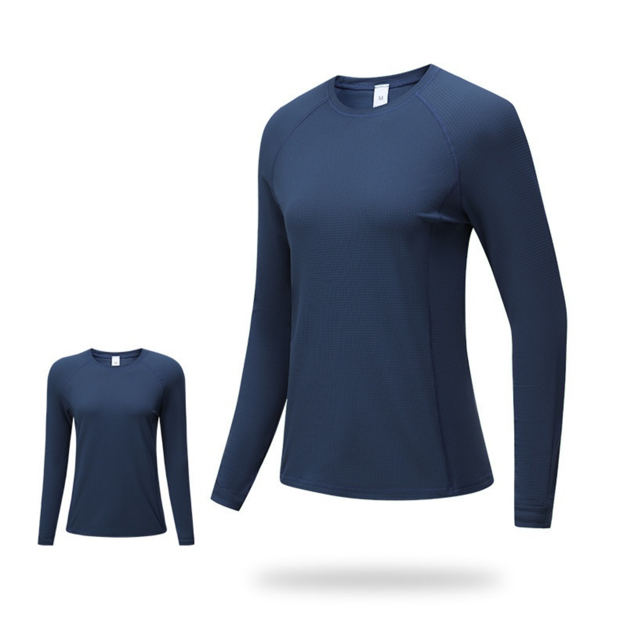 Unisex Long Sleeve Crewneck Breathable T-Shirt Item No#11838 - Image 14