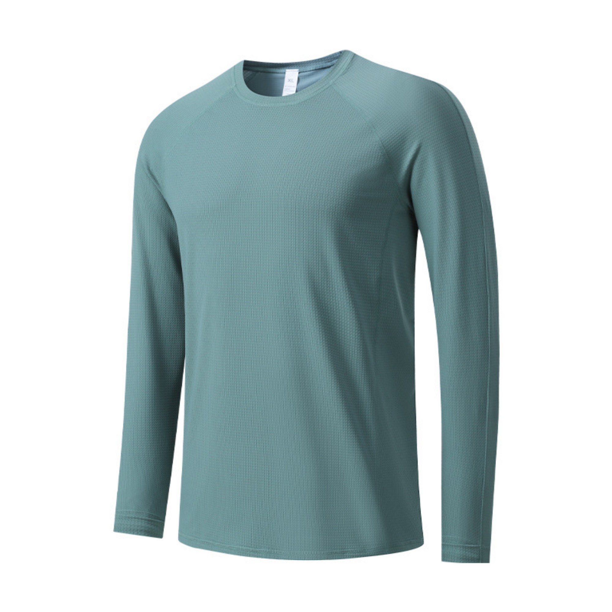 Unisex Long Sleeve Crewneck Breathable T-Shirt Item No#11838 - Image 2