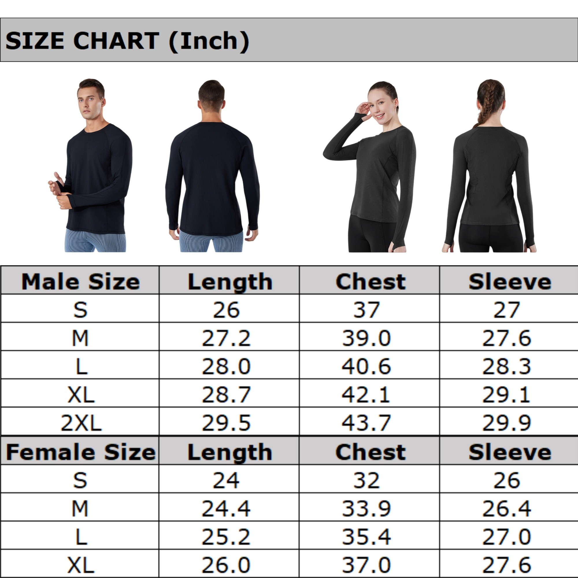 Unisex Long Sleeve Crewneck Breathable T-Shirt Item No#11838 - Image 3