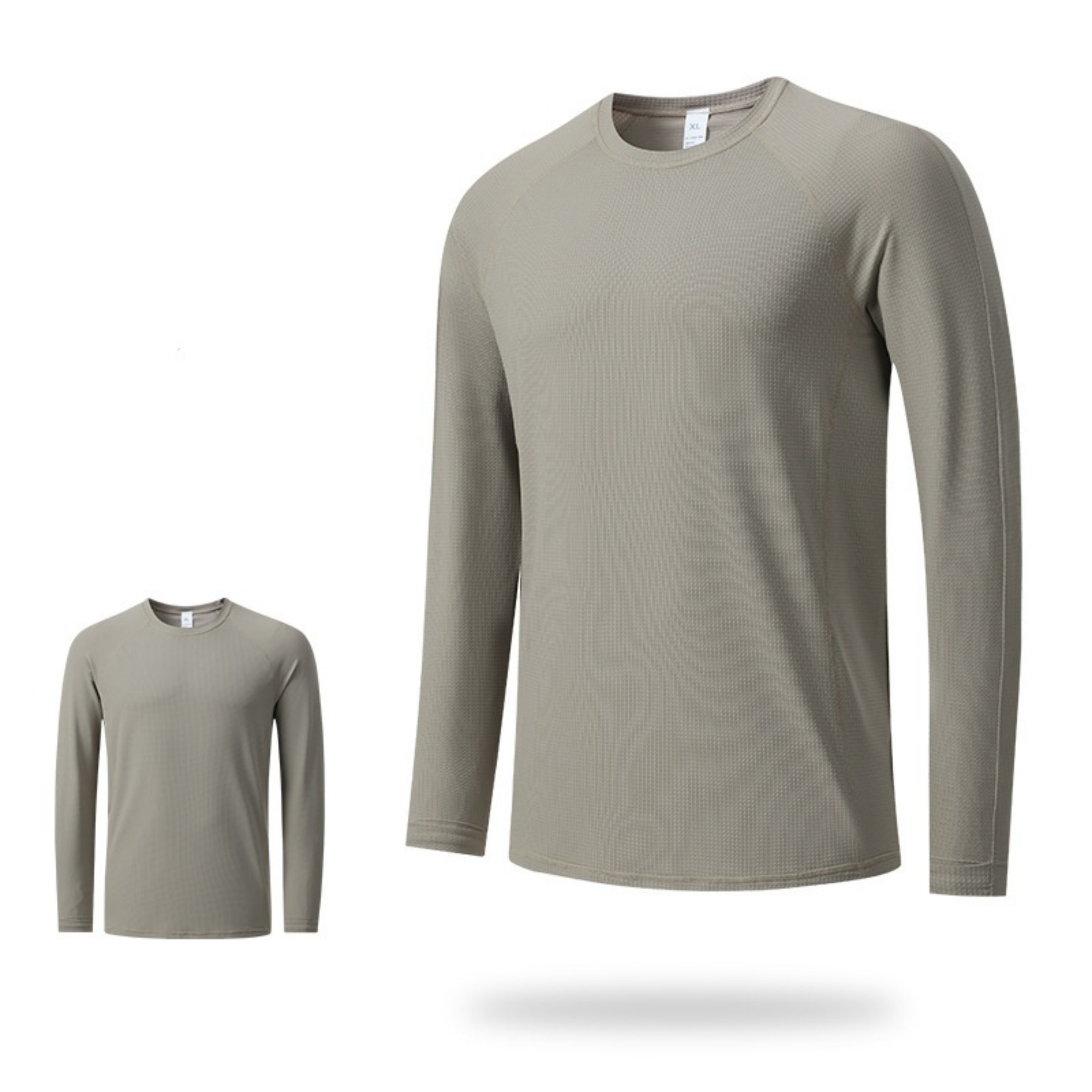 Unisex Long Sleeve Crewneck Breathable T-Shirt Item No#11838 - Image 9