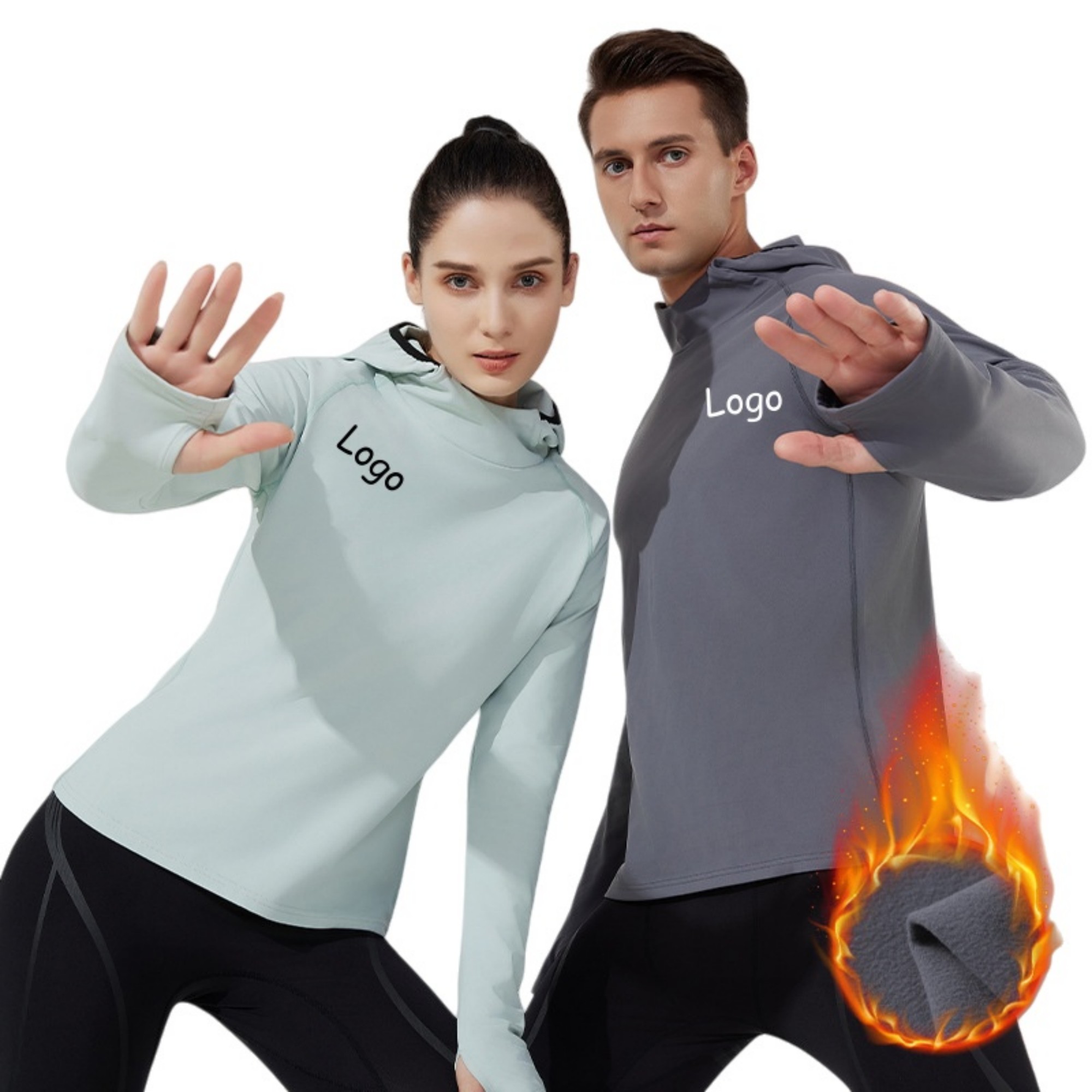 Unisex Fleece Lined Sports Hoodie Item No#11839
