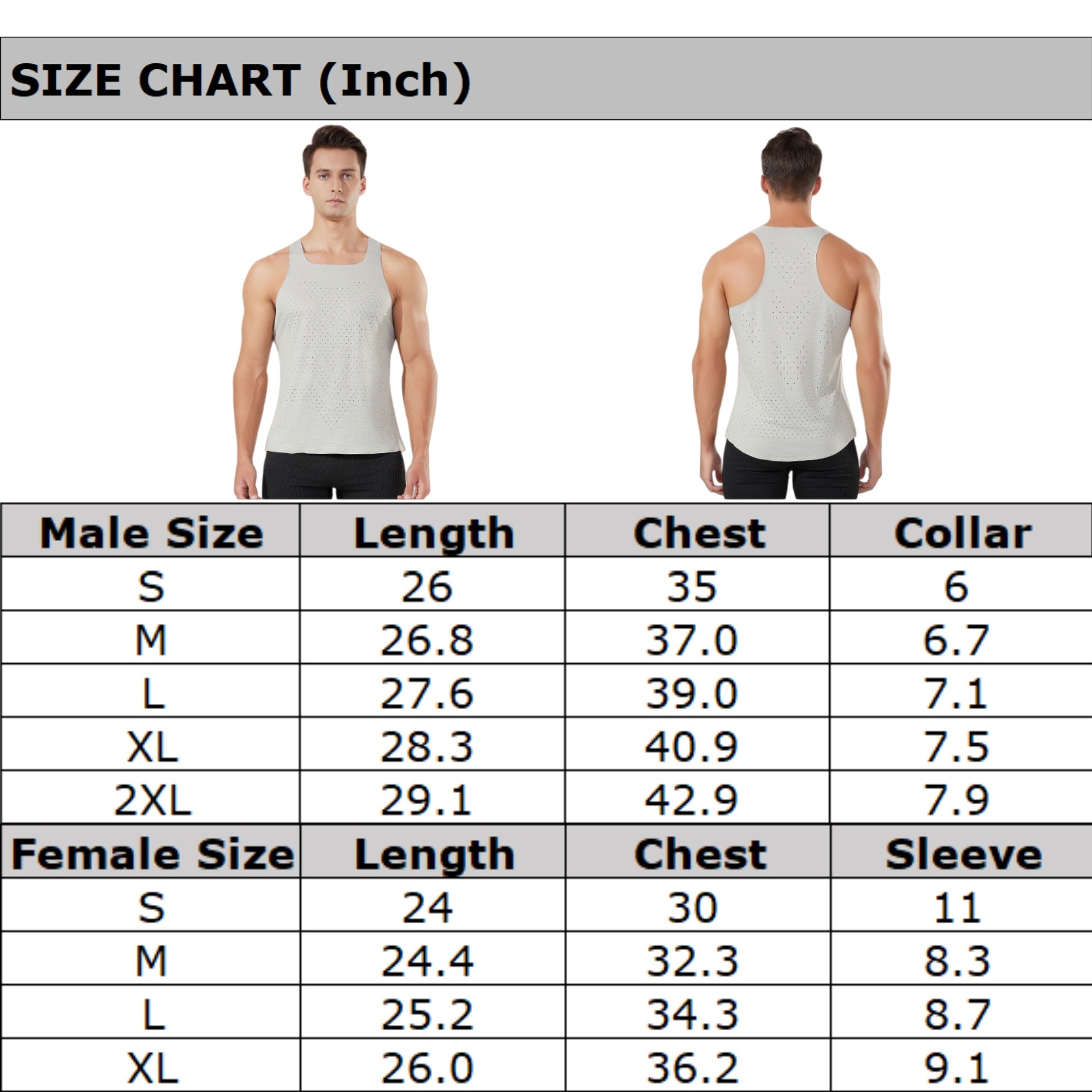 Unisex Sports Quick Dry Breathable Tank Top. Item No#11840 - Image 3