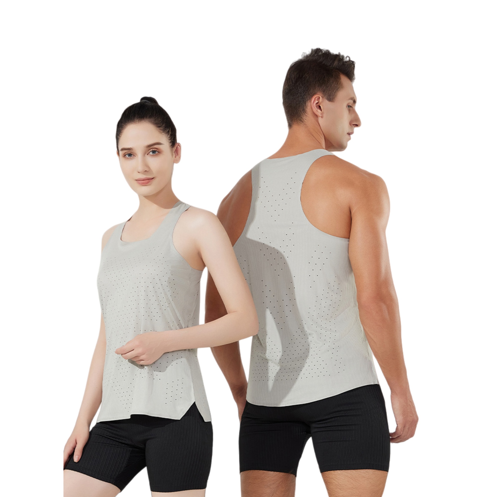 Unisex Sports Quick Dry Breathable Tank Top. Item No#11840 - Image 5