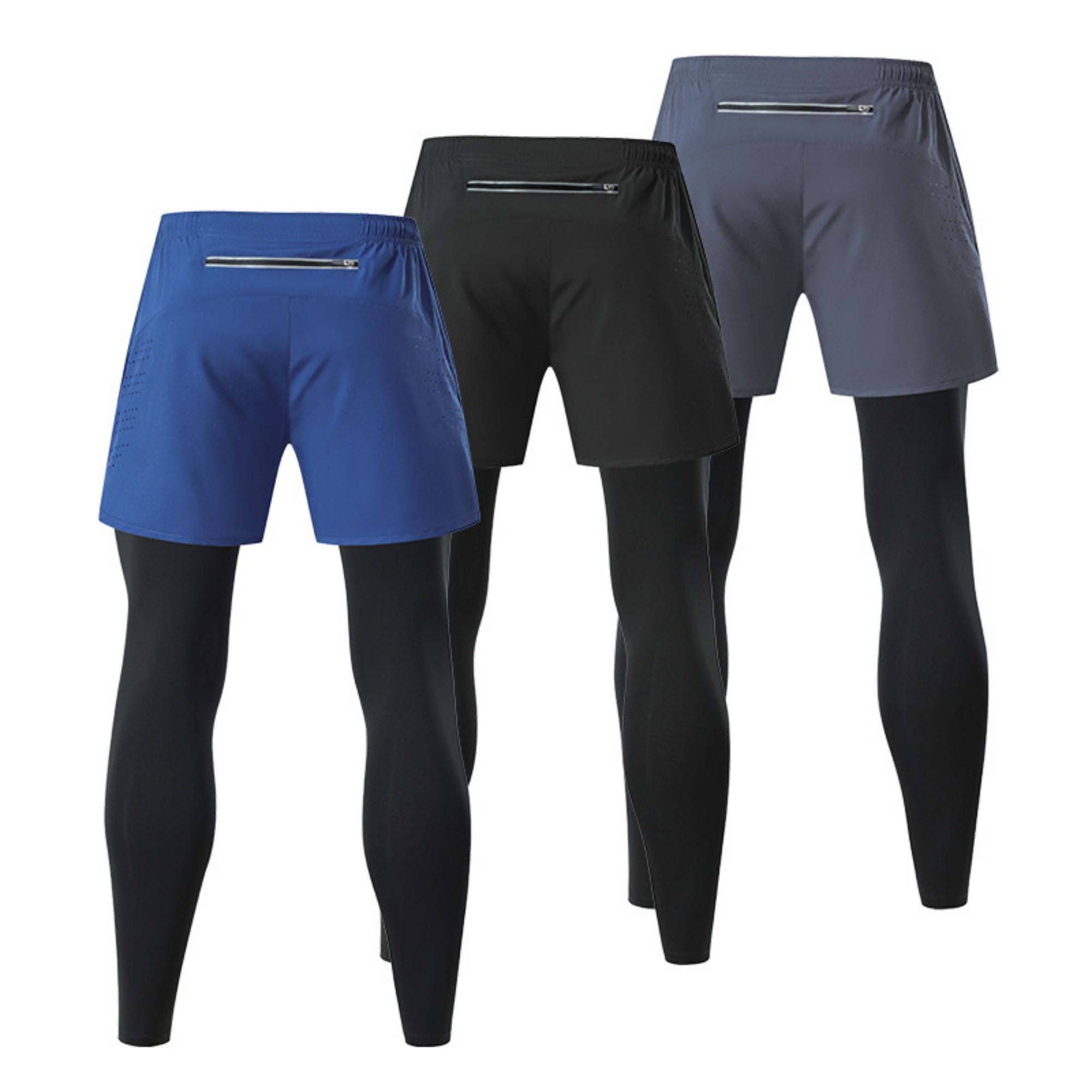 Unisex Compression Pants With Shorts Item No#11842 - Image 2