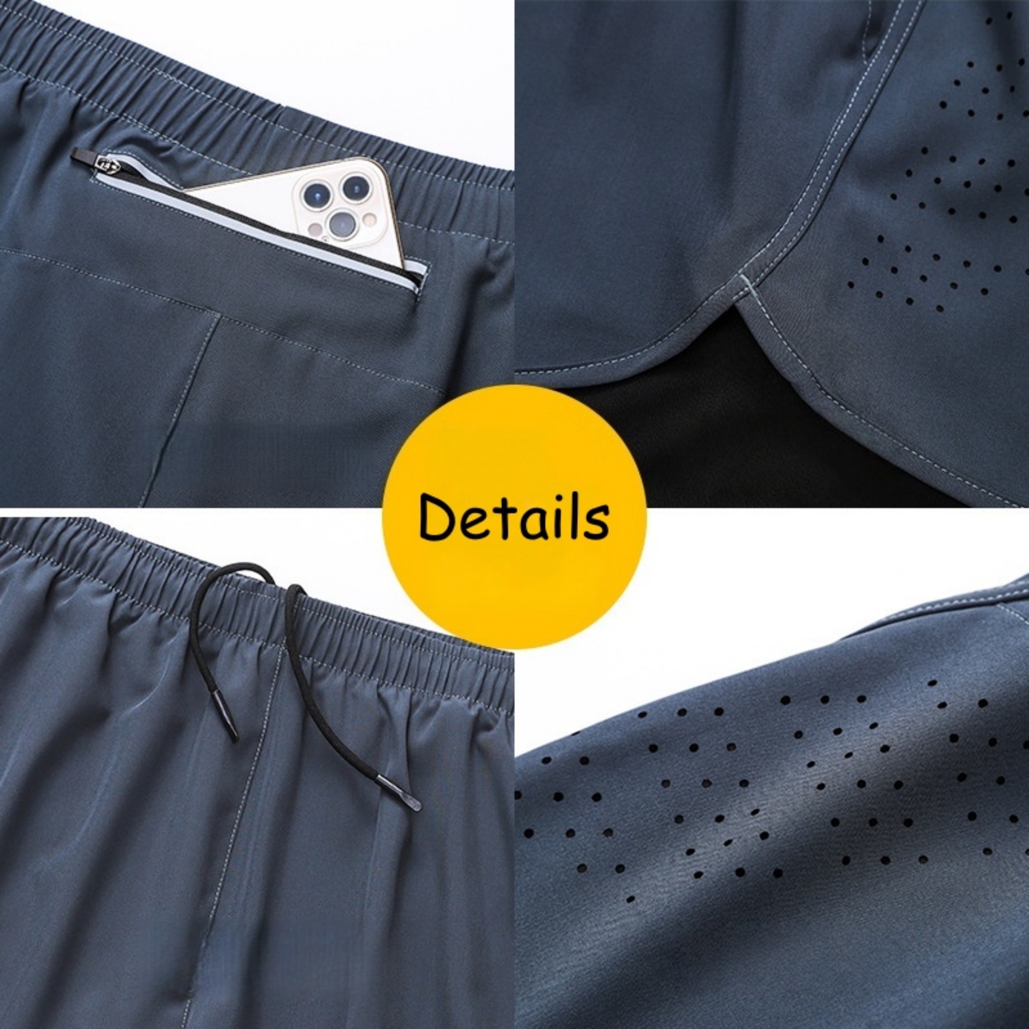 Unisex Compression Pants With Shorts Item No#11842 - Image 4