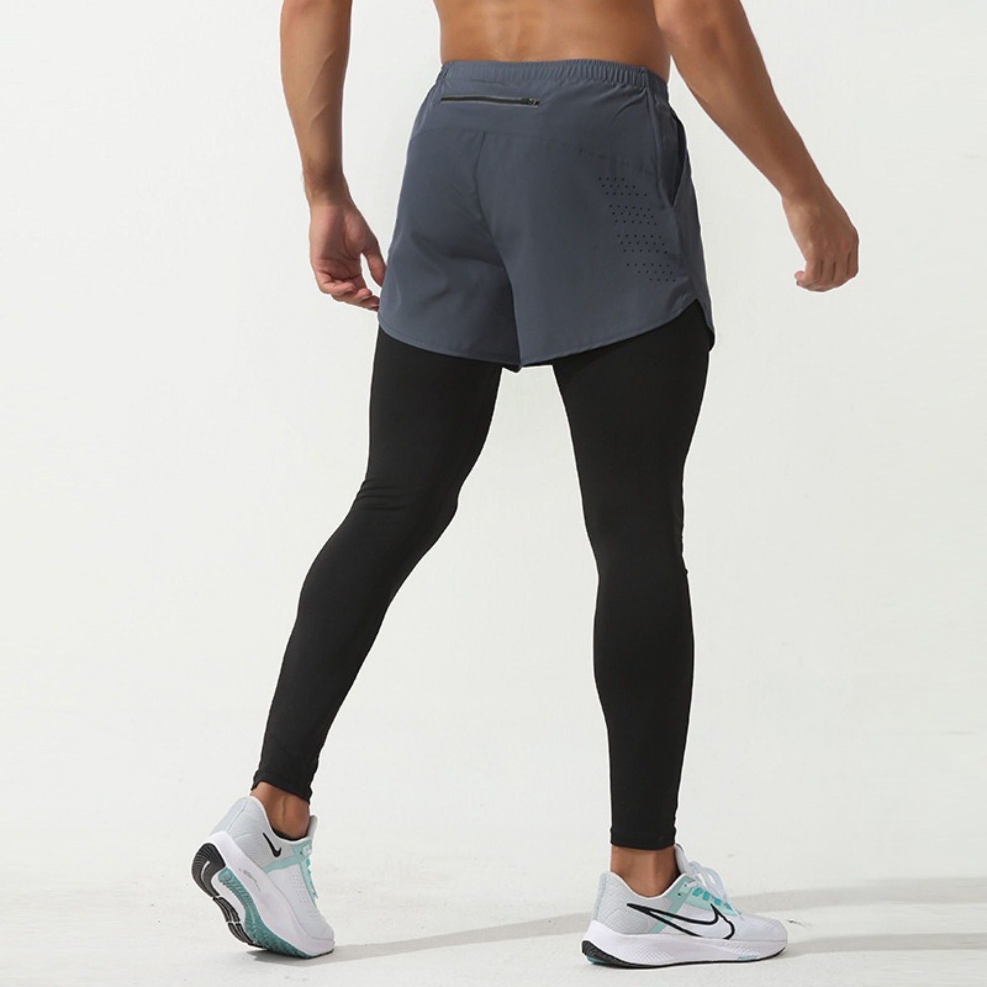 Unisex Compression Pants With Shorts Item No#11842 - Image 7