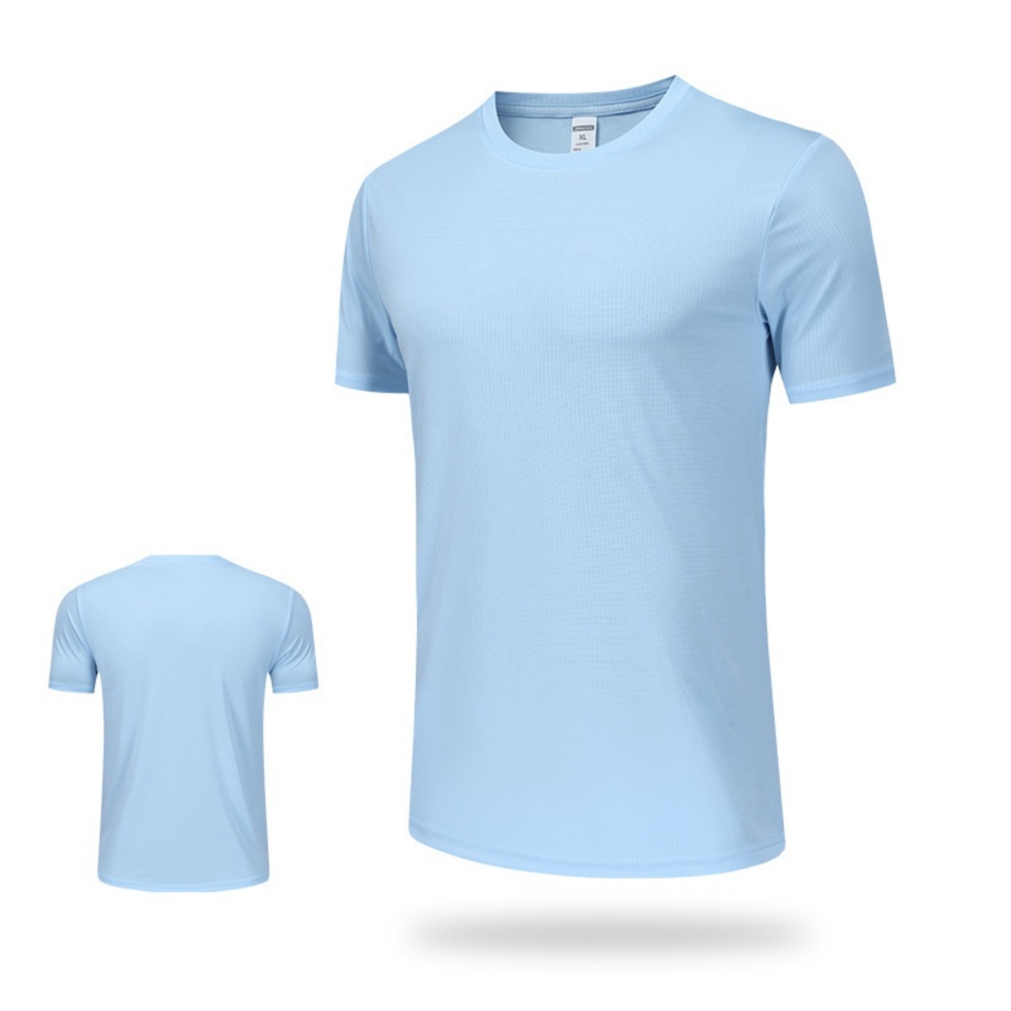 Men's Athletic Round Neck Sleeve T-Shirt Item No#11851 - Image 2