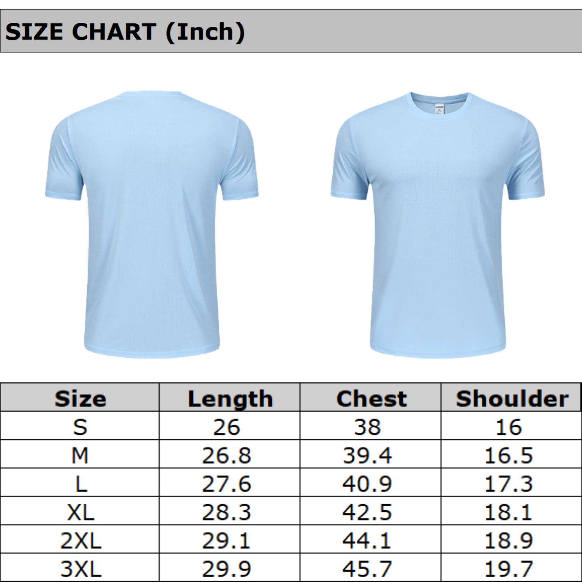 Men's Athletic Round Neck Sleeve T-Shirt Item No#11851 - Image 3
