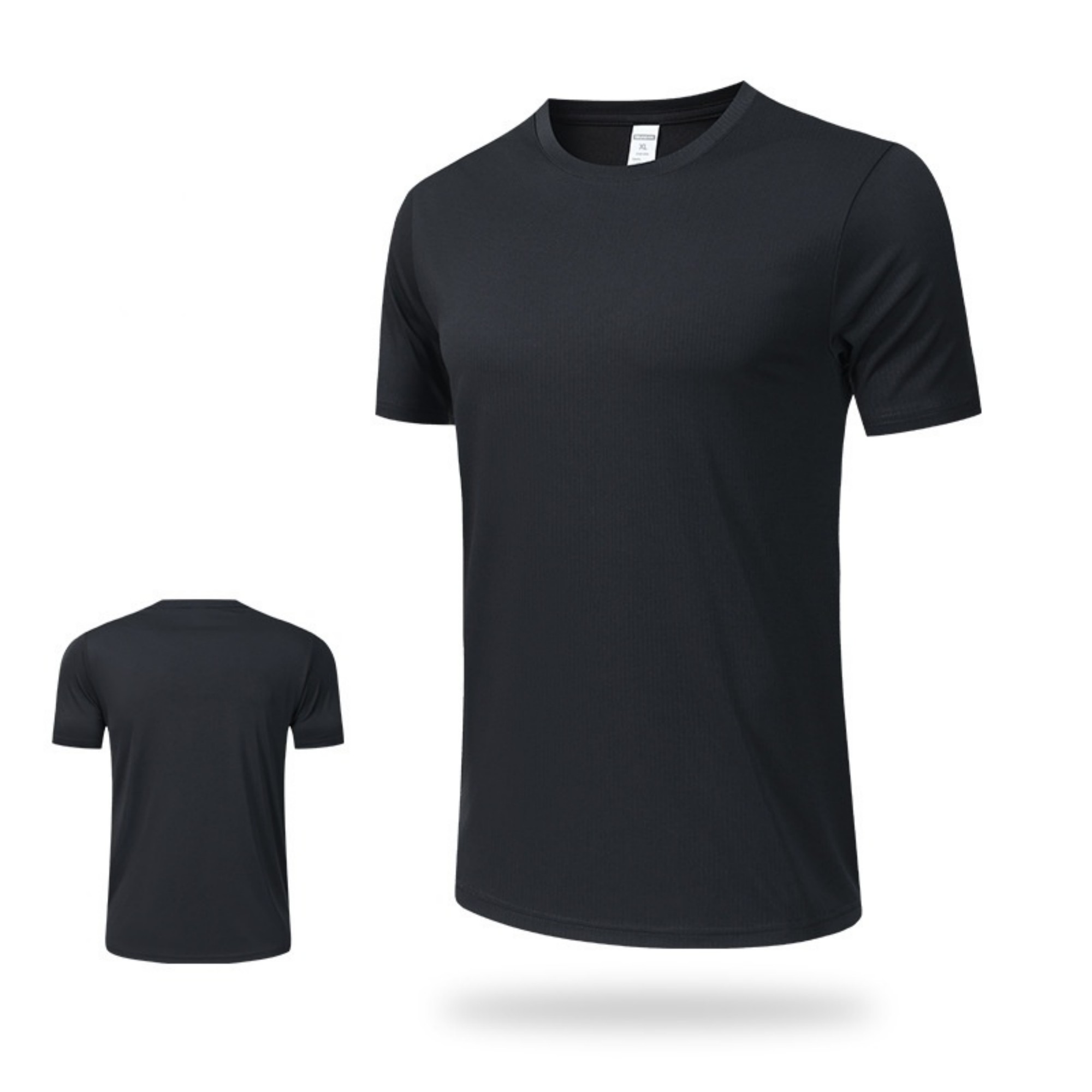 Men's Athletic Round Neck Sleeve T-Shirt Item No#11851 - Image 5