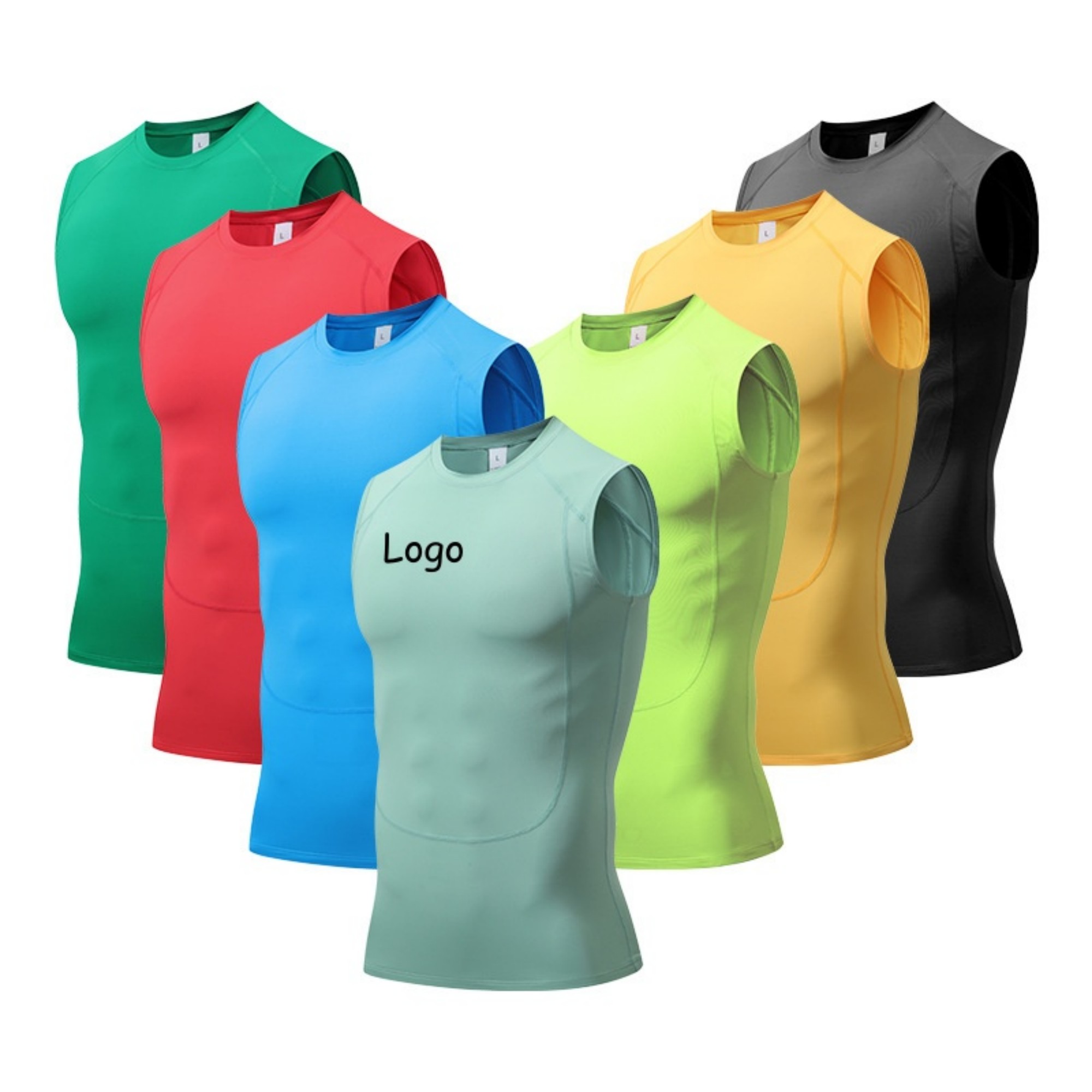 Men's Athletic Sleeveless Shirts Item No#11854