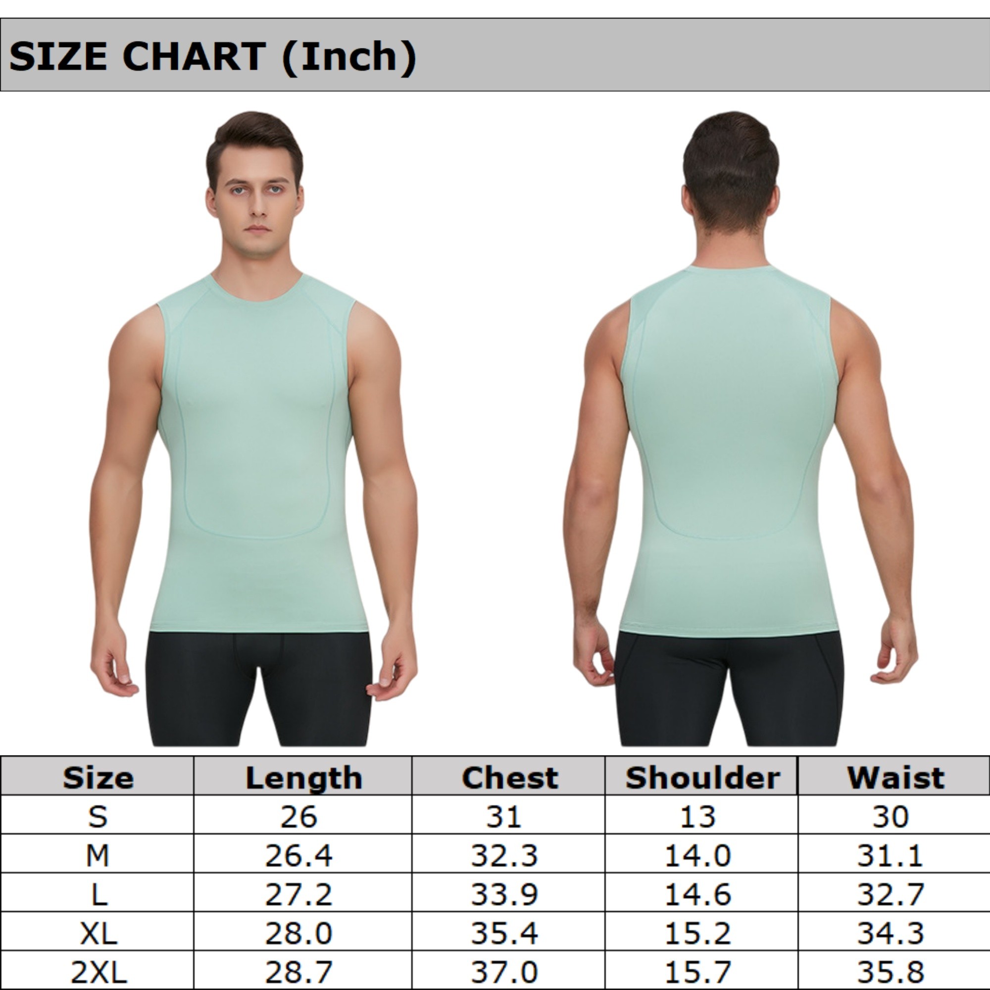 Men's Athletic Sleeveless Shirts Item No#11854 - Image 3
