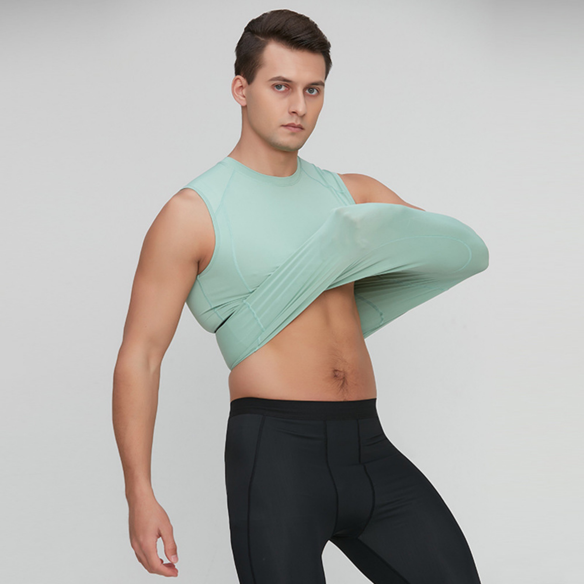 Men's Athletic Sleeveless Shirts Item No#11854 - Image 5