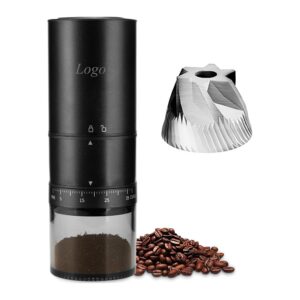 Cordless Portable Stainless Steel Burr Coffee Grinder Item No#11885