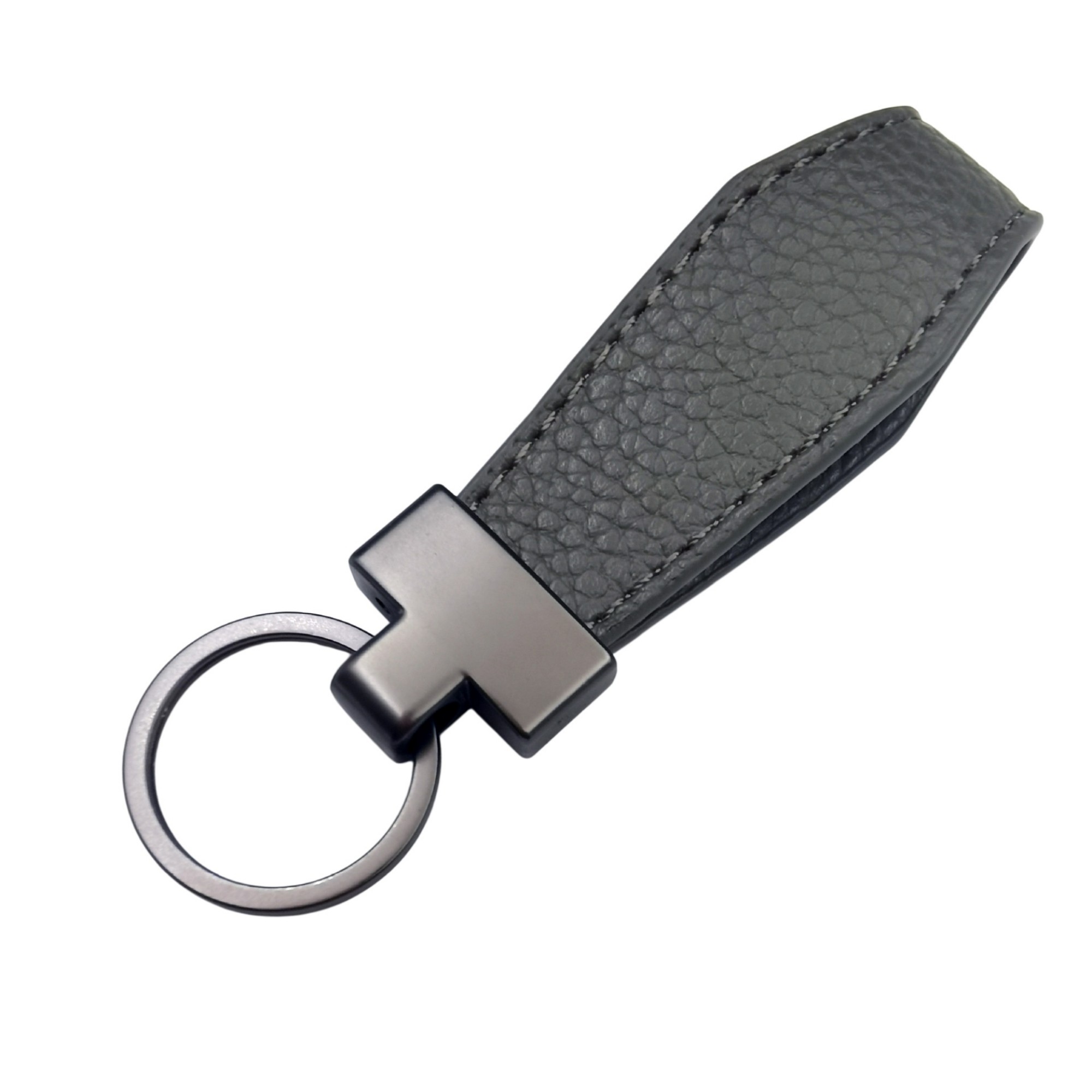PU Leather Keychain With Polished Metal Accents Item No#11896 - Image 6