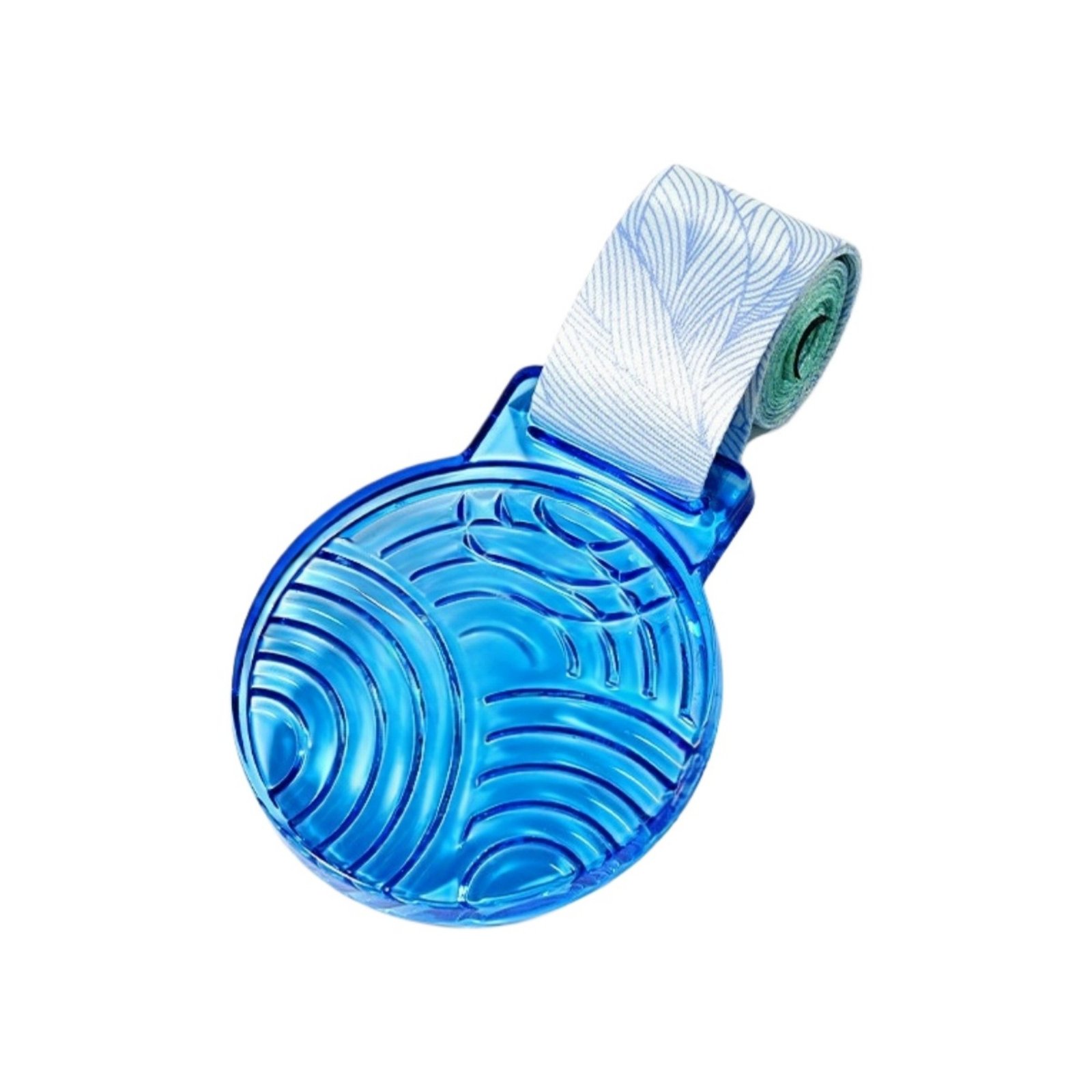 Rippling Waves Crystal Award Medal Item No#11947 - Image 3