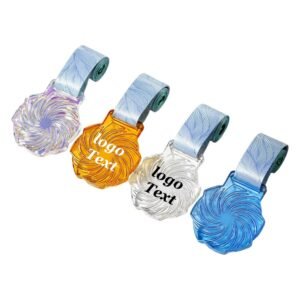 Blooming Glory Crystal Award Medal Item No#11949