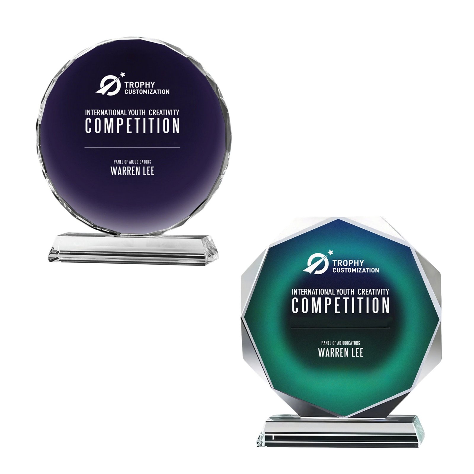 Premium Round Crystal Trophy Item No#11958