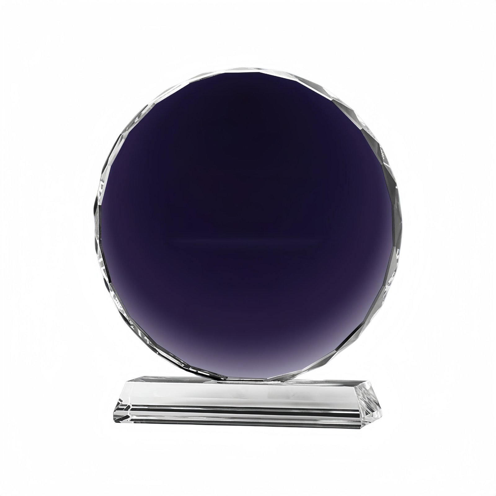 Premium Round Crystal Trophy Item No#11958 - Image 2