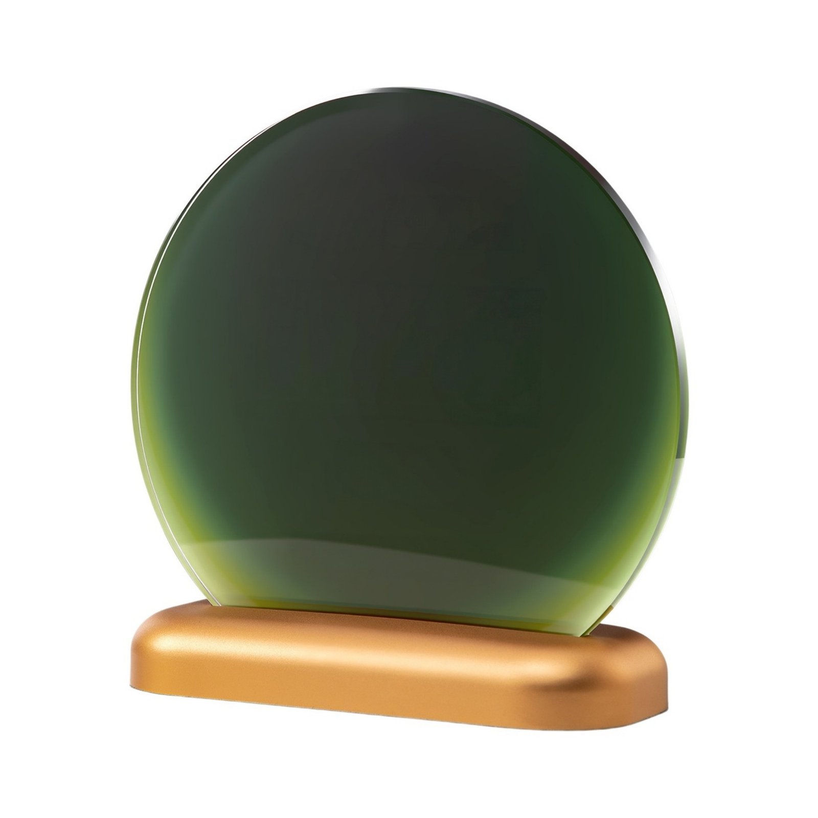 Round Crystal Trophy With Aluminum Base Item No#11959 - Image 3