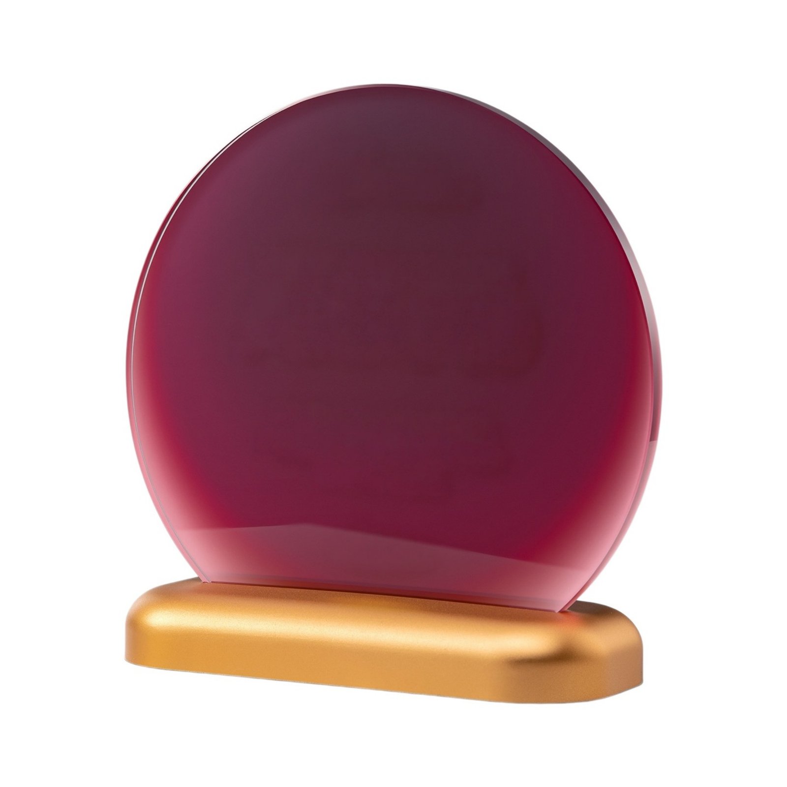 Round Crystal Trophy With Aluminum Base Item No#11959 - Image 4