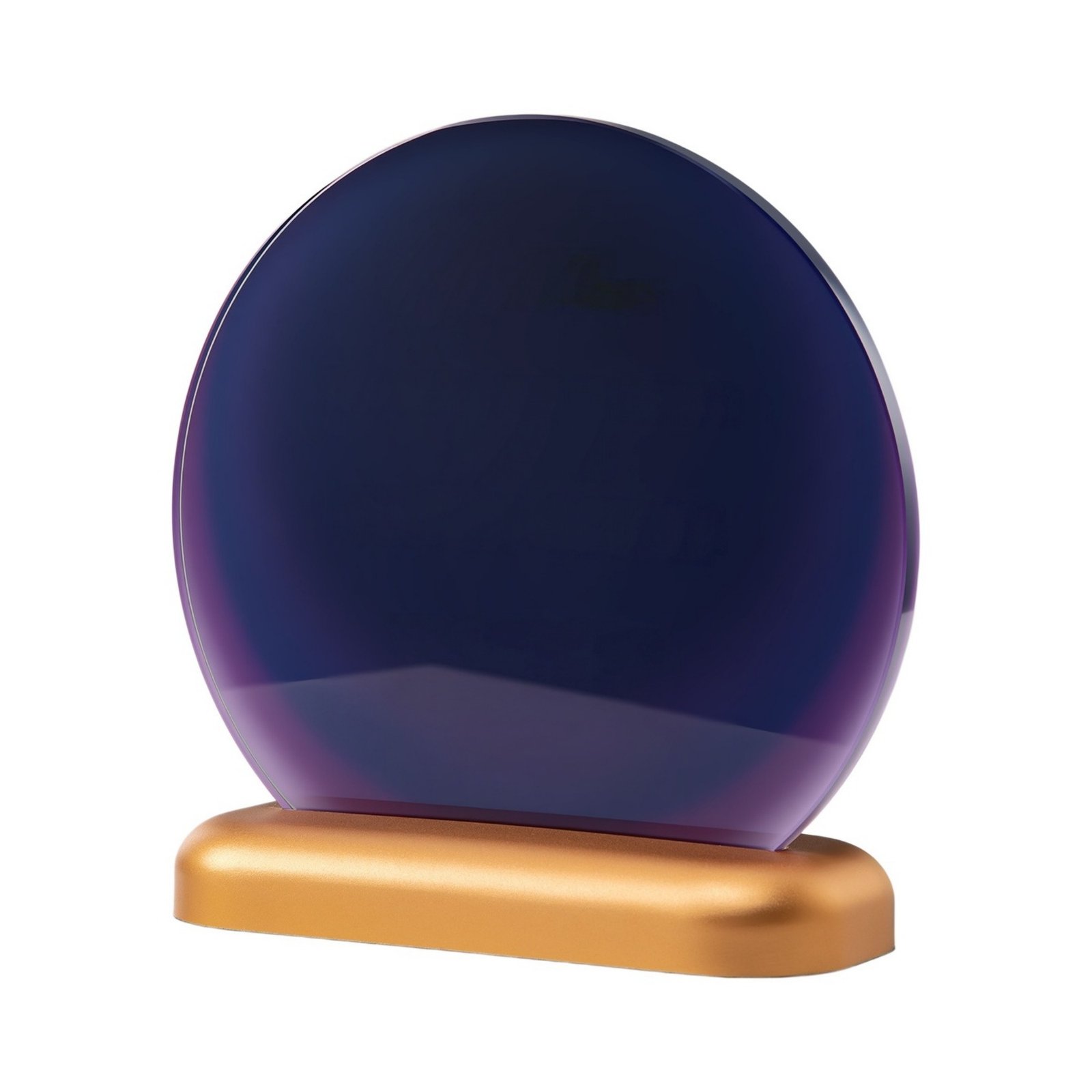 Round Crystal Trophy With Aluminum Base Item No#11959 - Image 5
