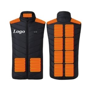 Solid Color 15 Zones Dual Control Heated Vest Item No#11966
