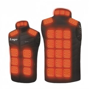 Solid Color 28 Zones Quad Control Heated Vest Item No#11970